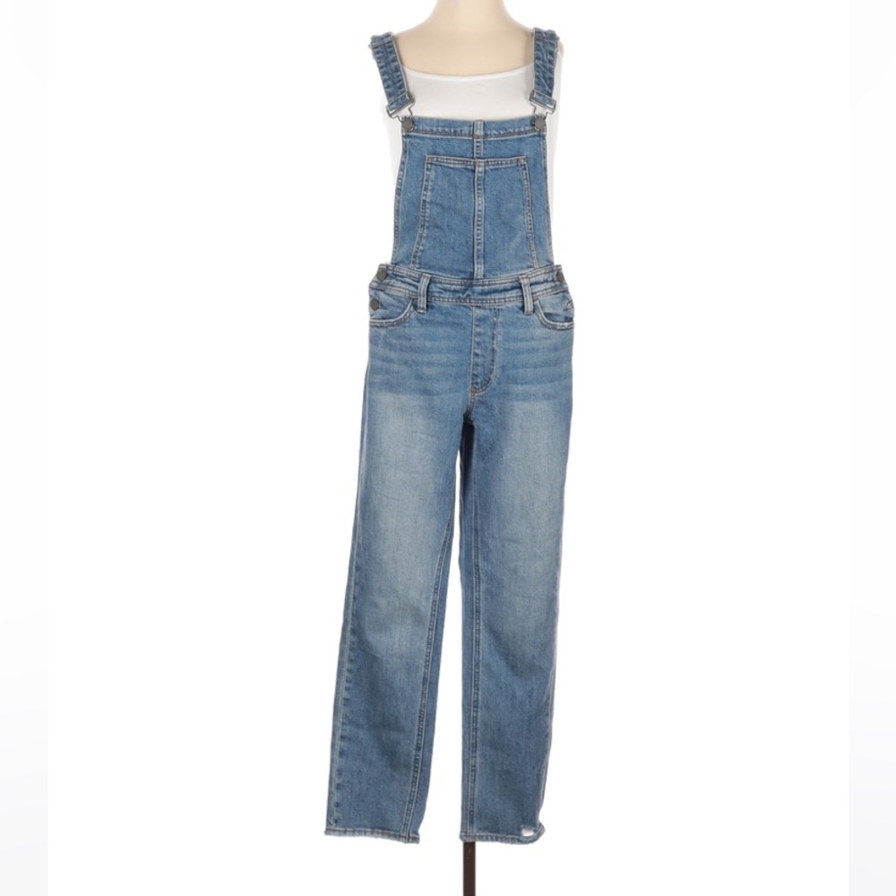 PAIGE Blue Denim Women Jeans Overalls